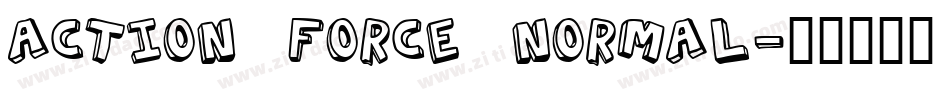 Action Force Normal字体转换